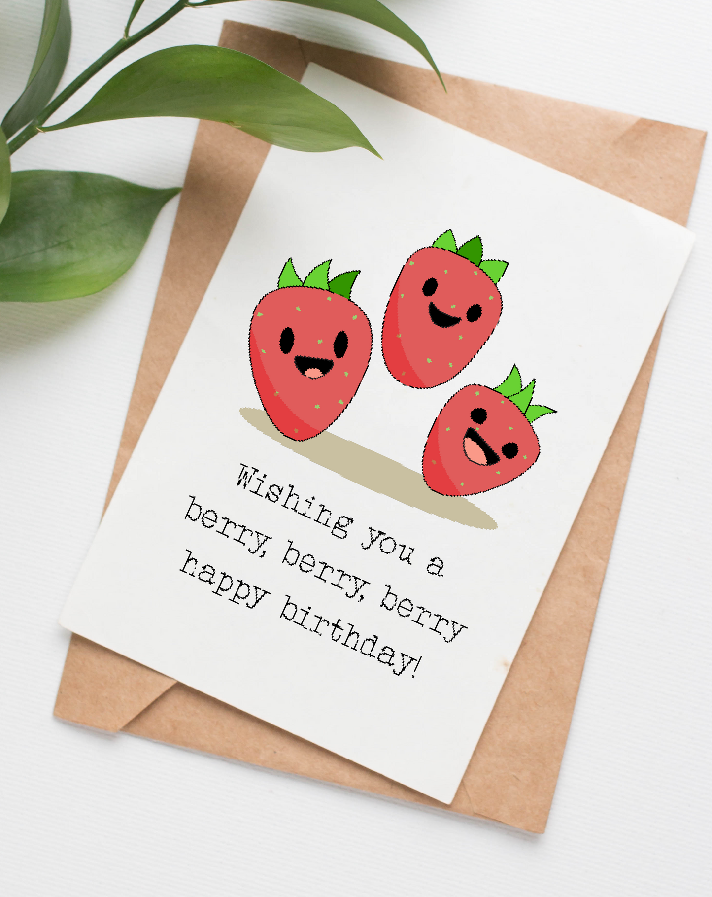 Berry birthday card