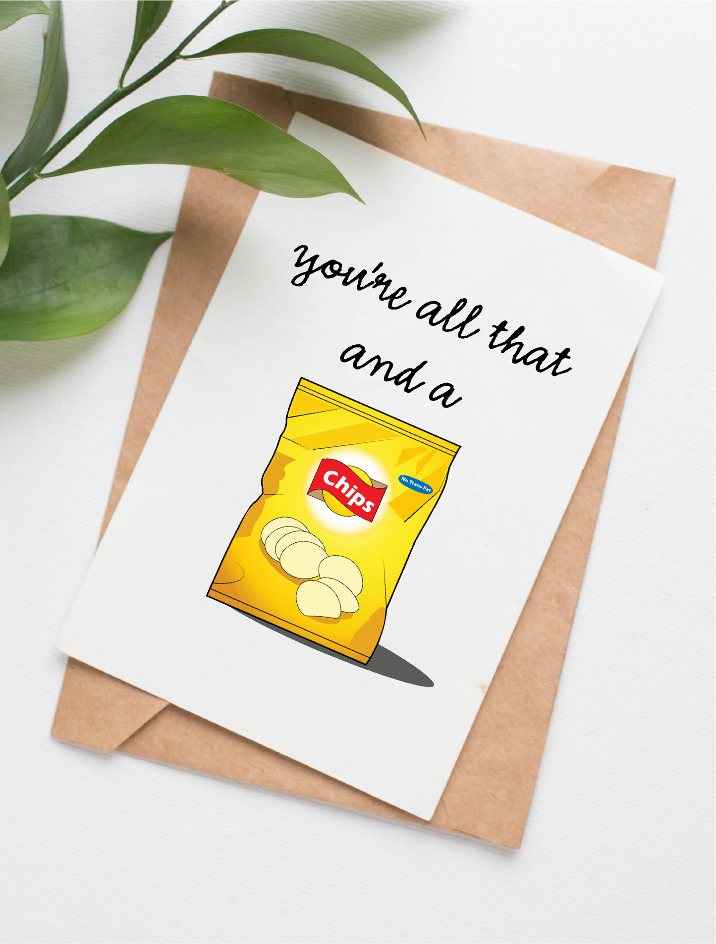 Bag of Chips card