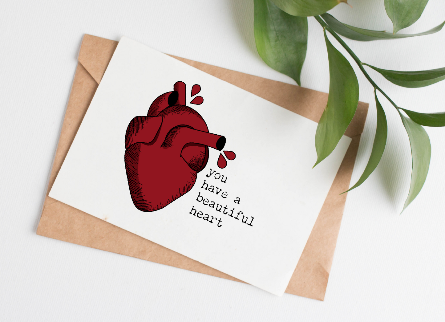 Beautiful Heart card