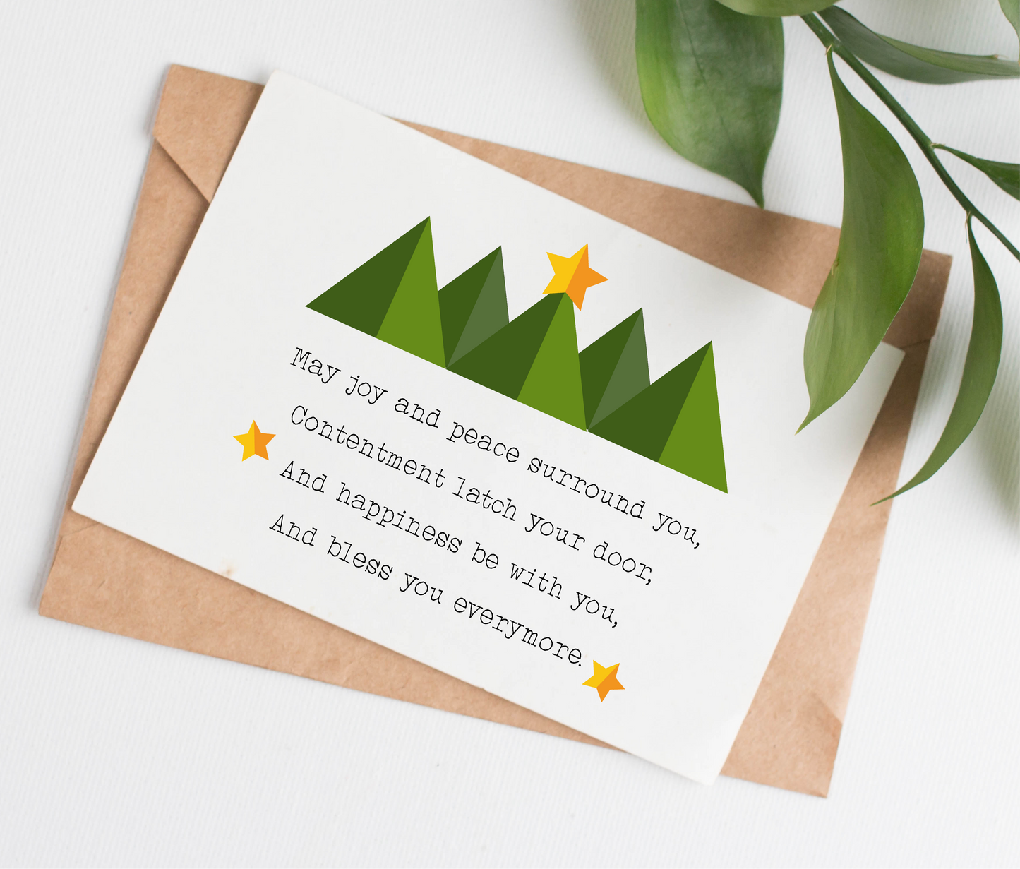Christmas Blessing card