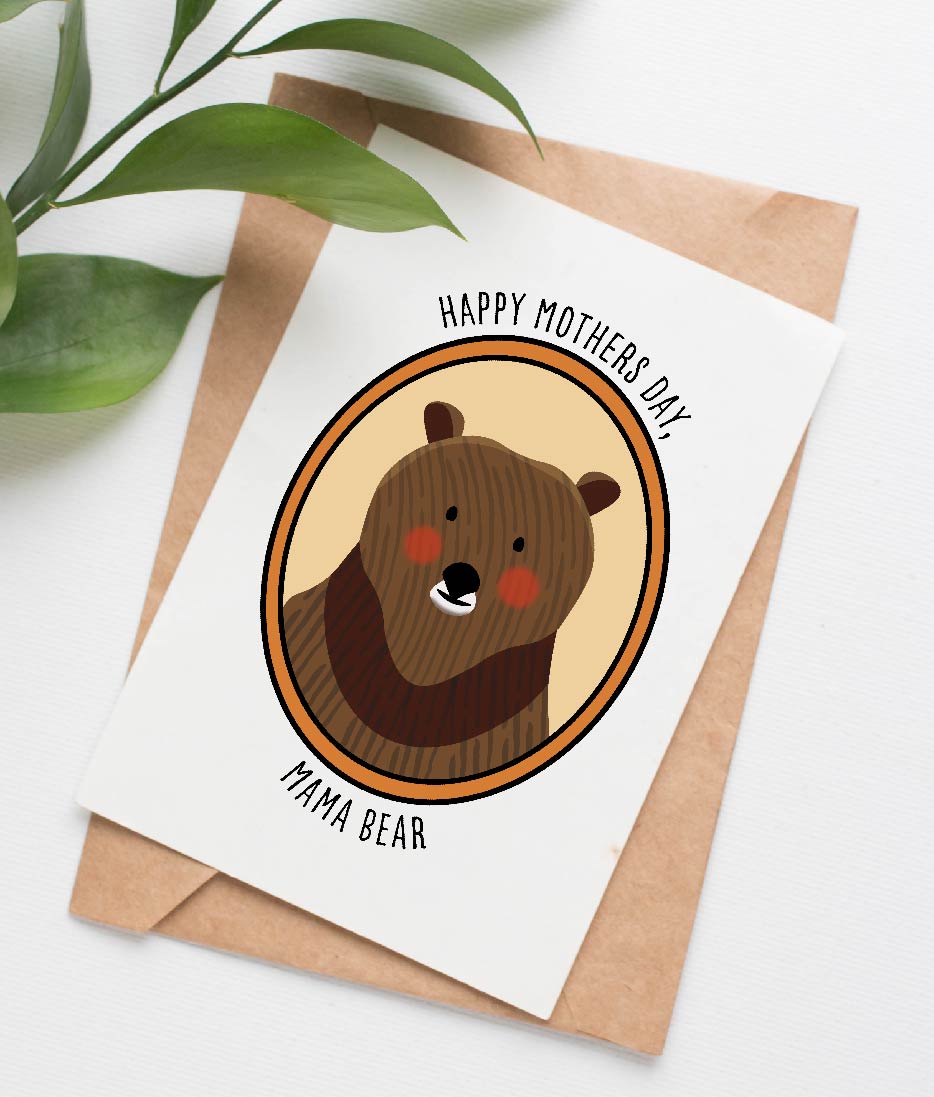 Mama Bear Mother's Day card