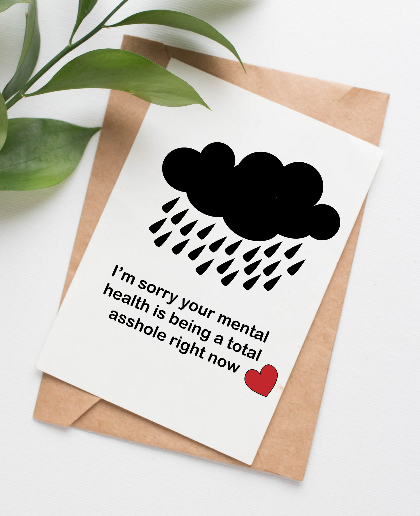 Sorry Mental Health card