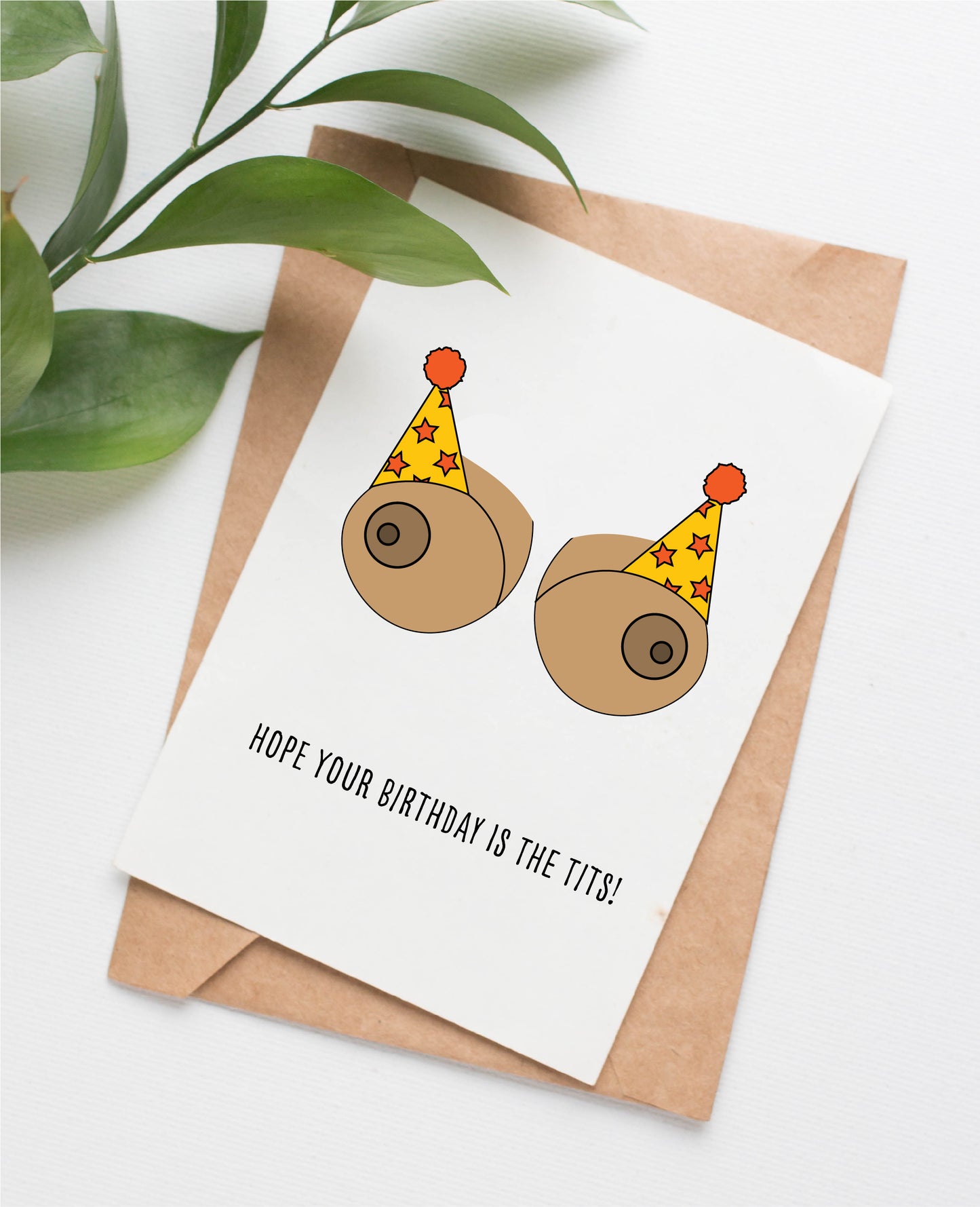 Tits birthday card (more melanin)