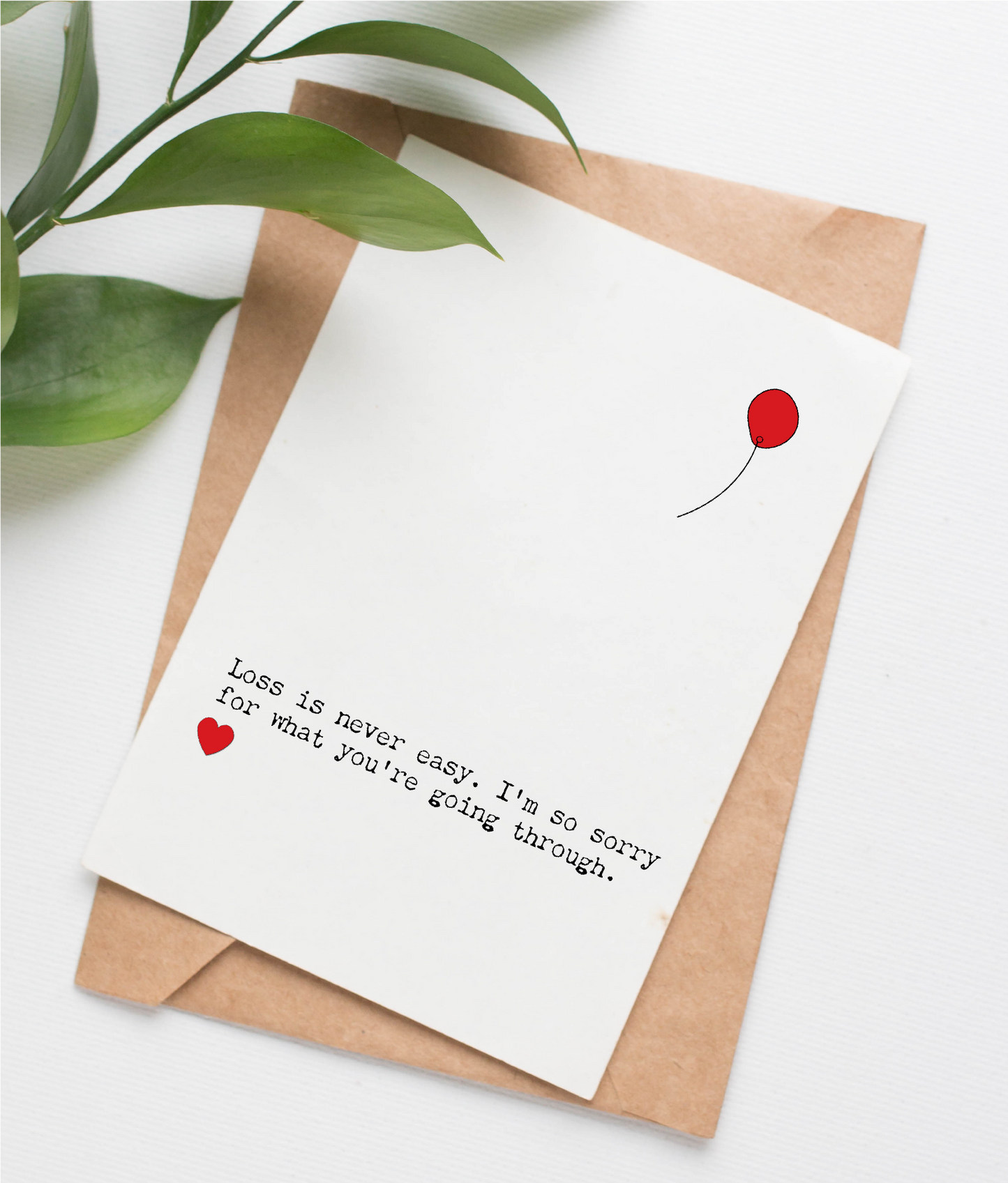 Balloon loss card