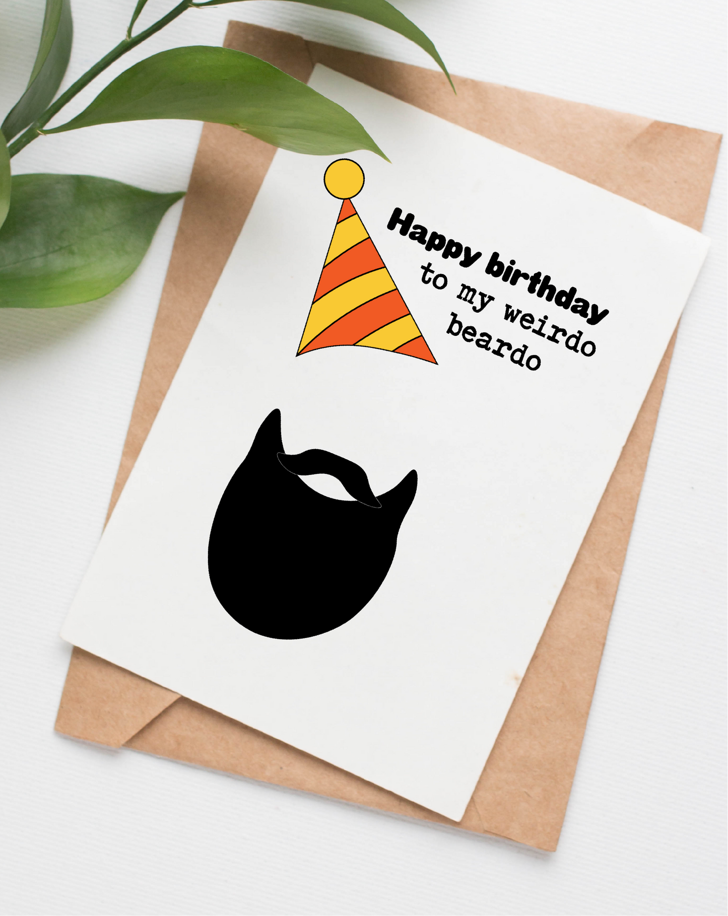 Beardo birthday card