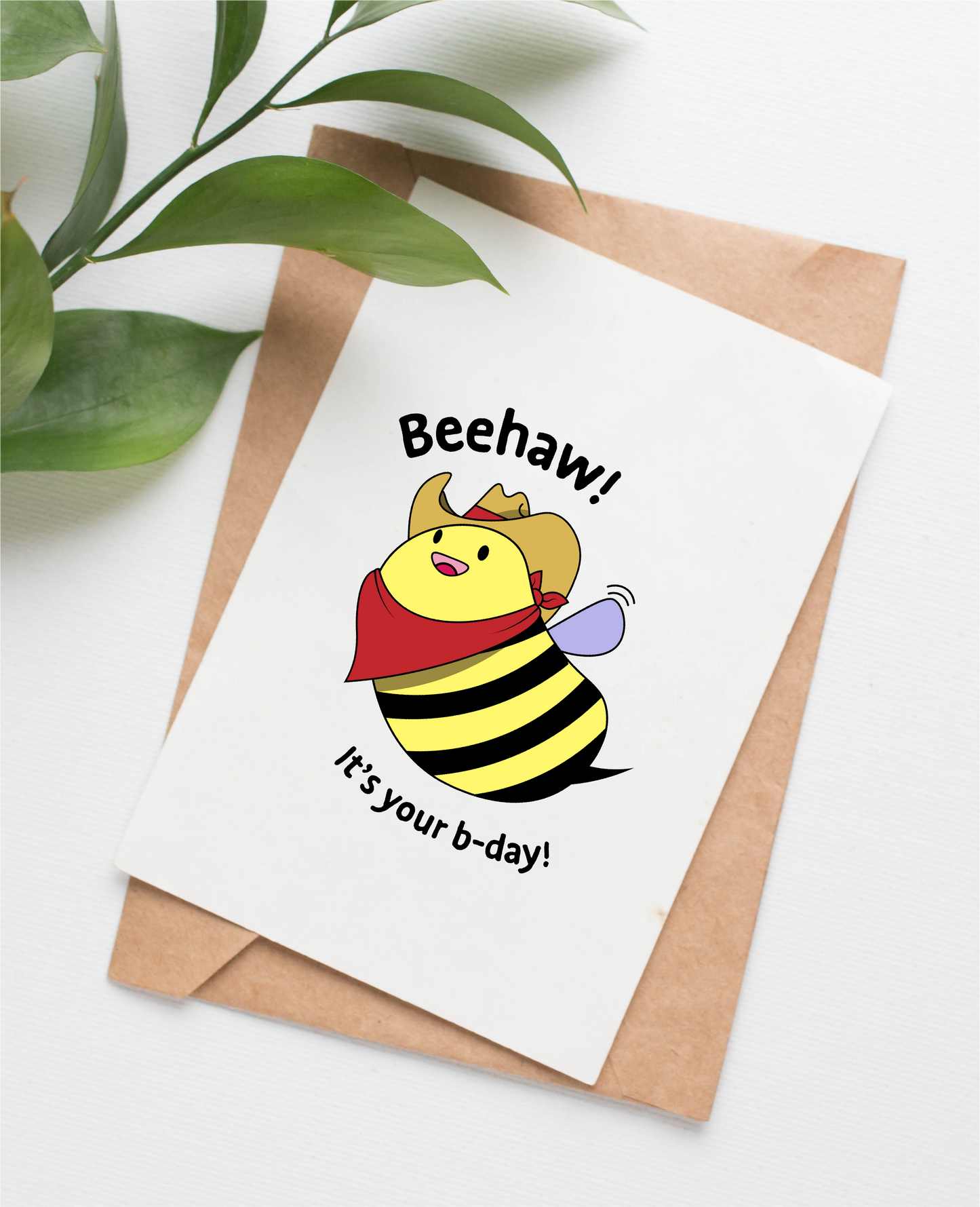 Beehaw birthday card