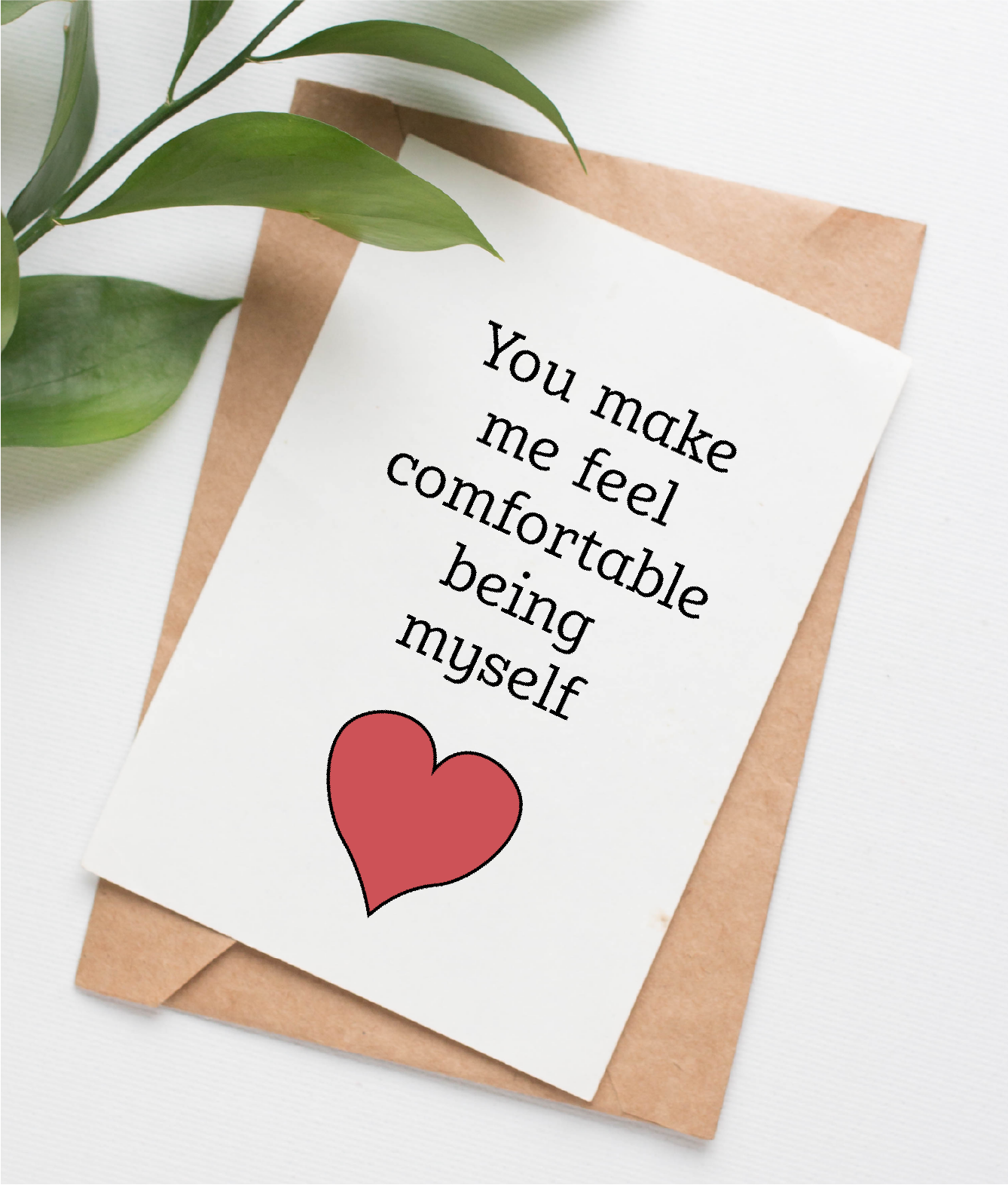 Being Myself card