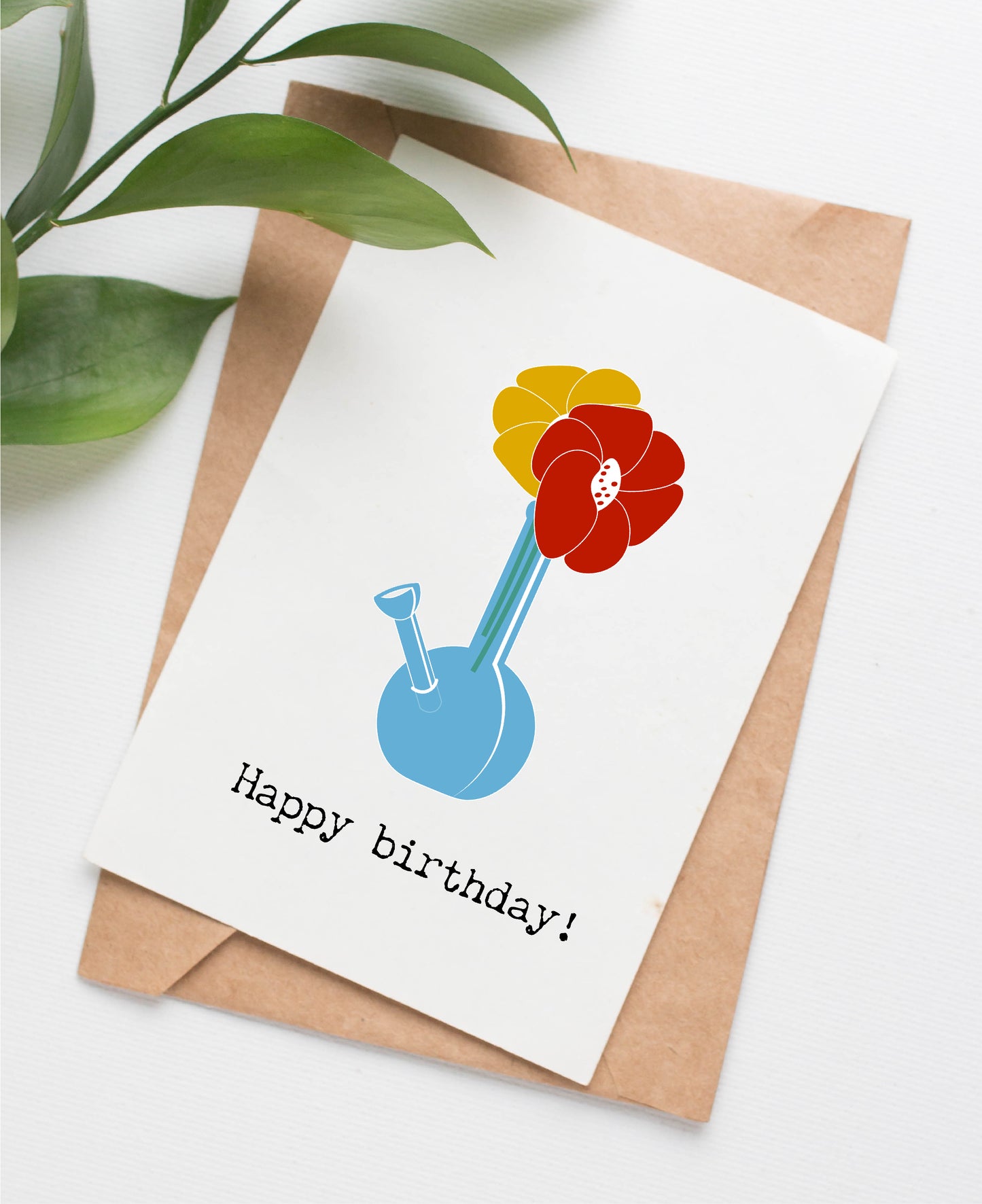 Bong birthday card
