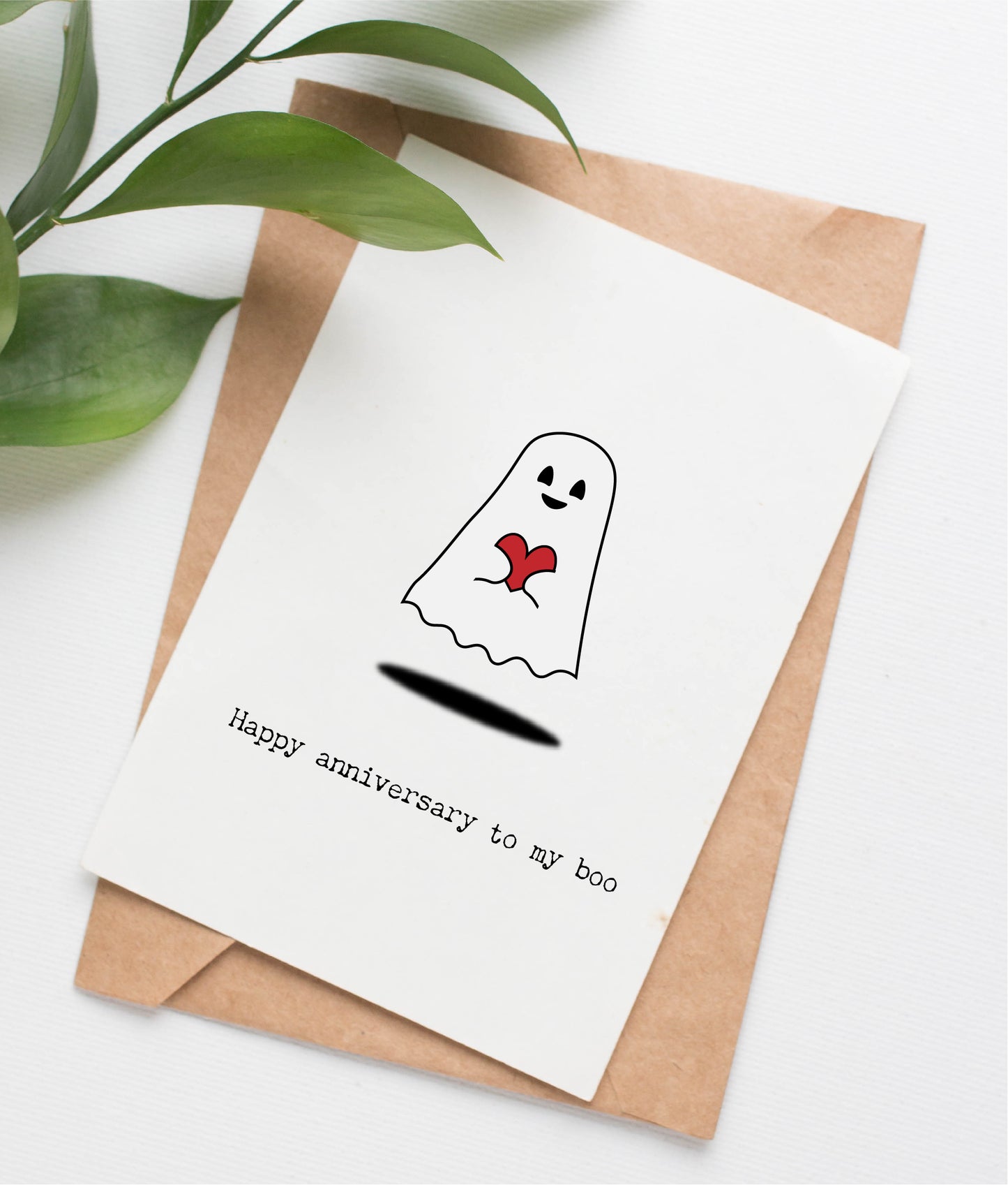 Boo anniversary card
