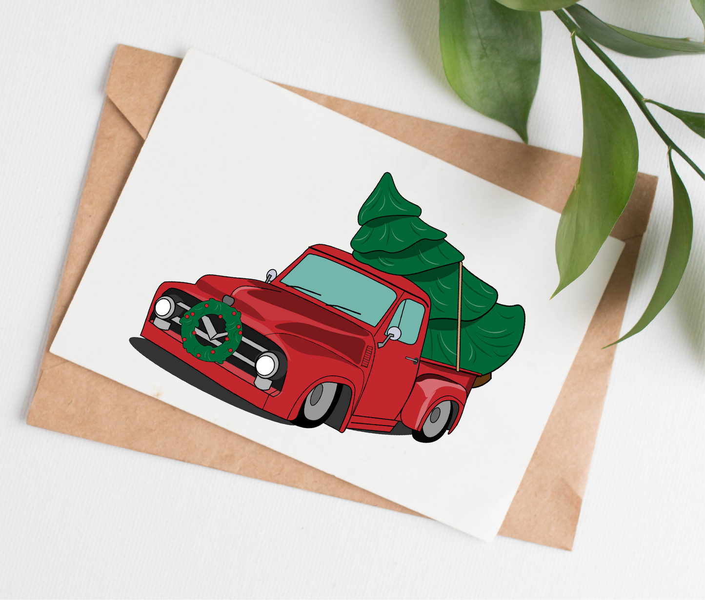 Christmas Truck card