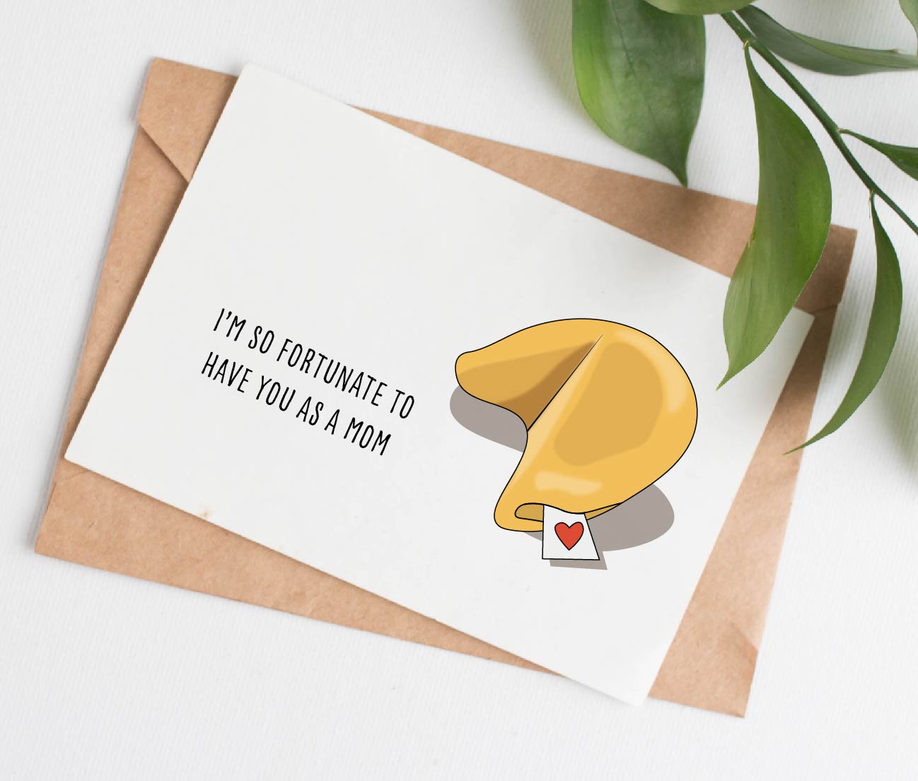 Fortunate Mother's Day card