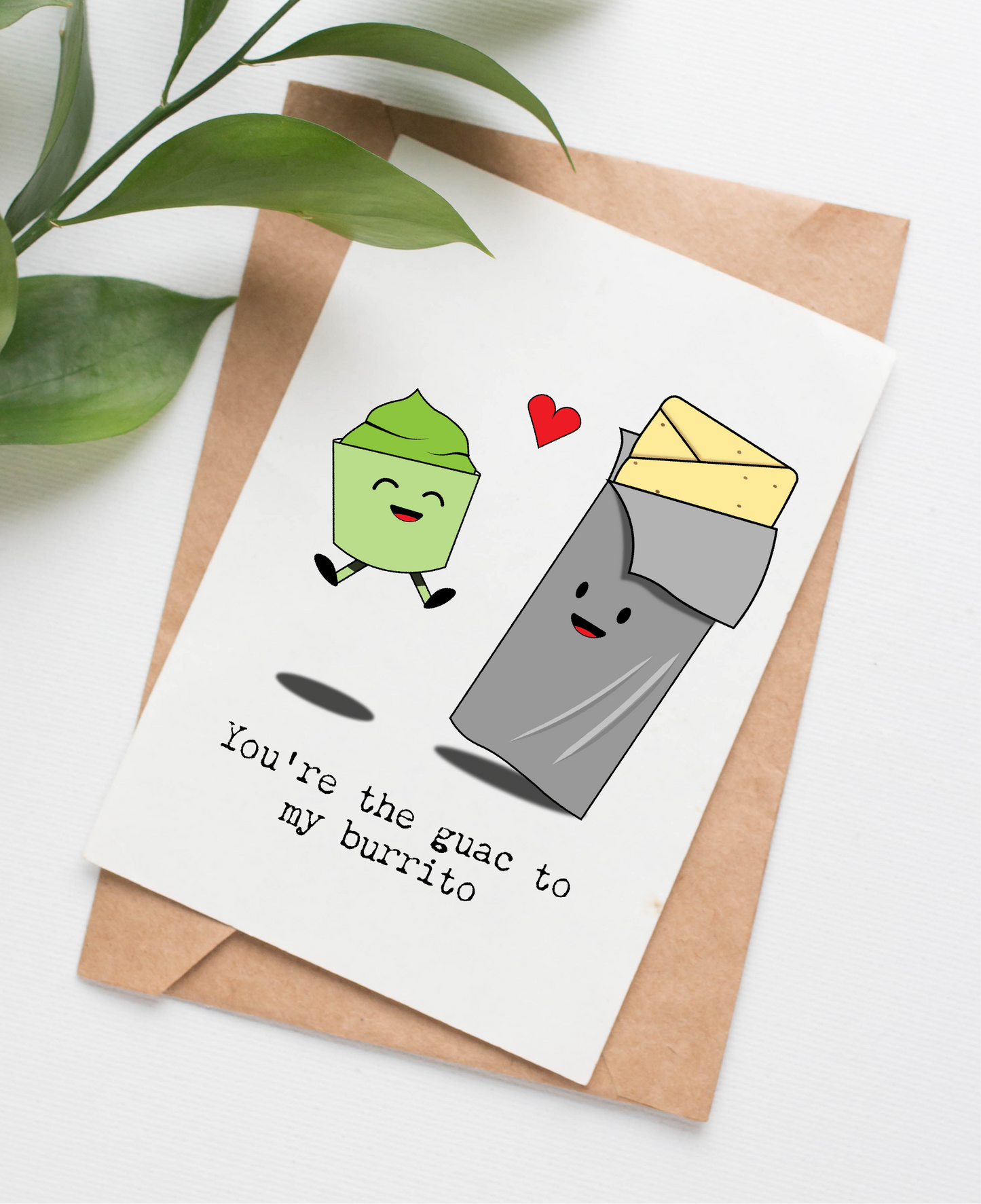 Guac anniversary card
