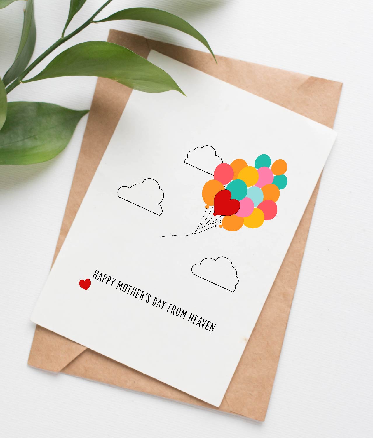 Heavenly Mother's Day card
