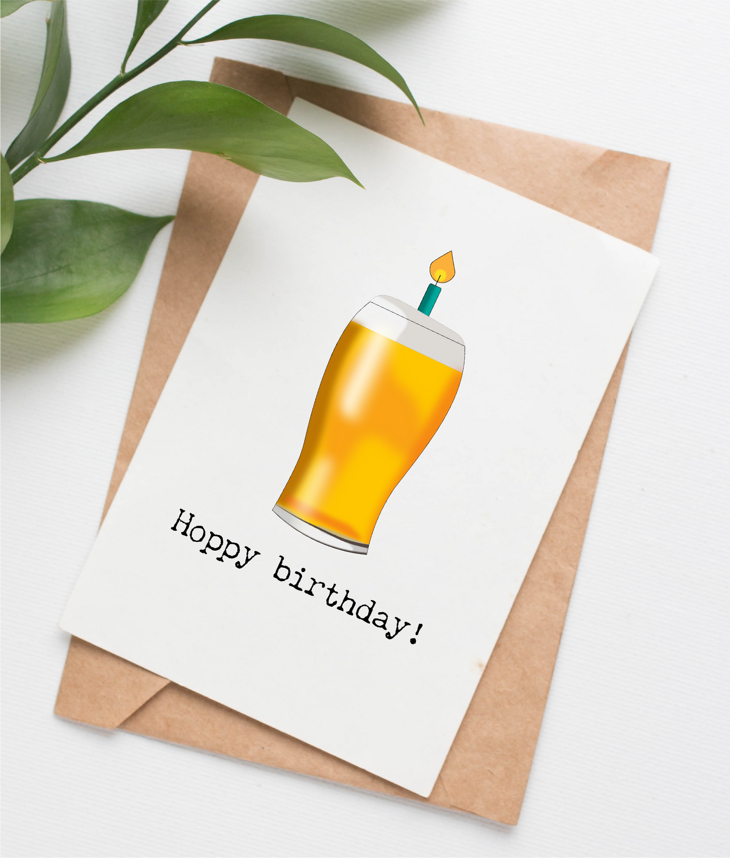 Beer birthday card