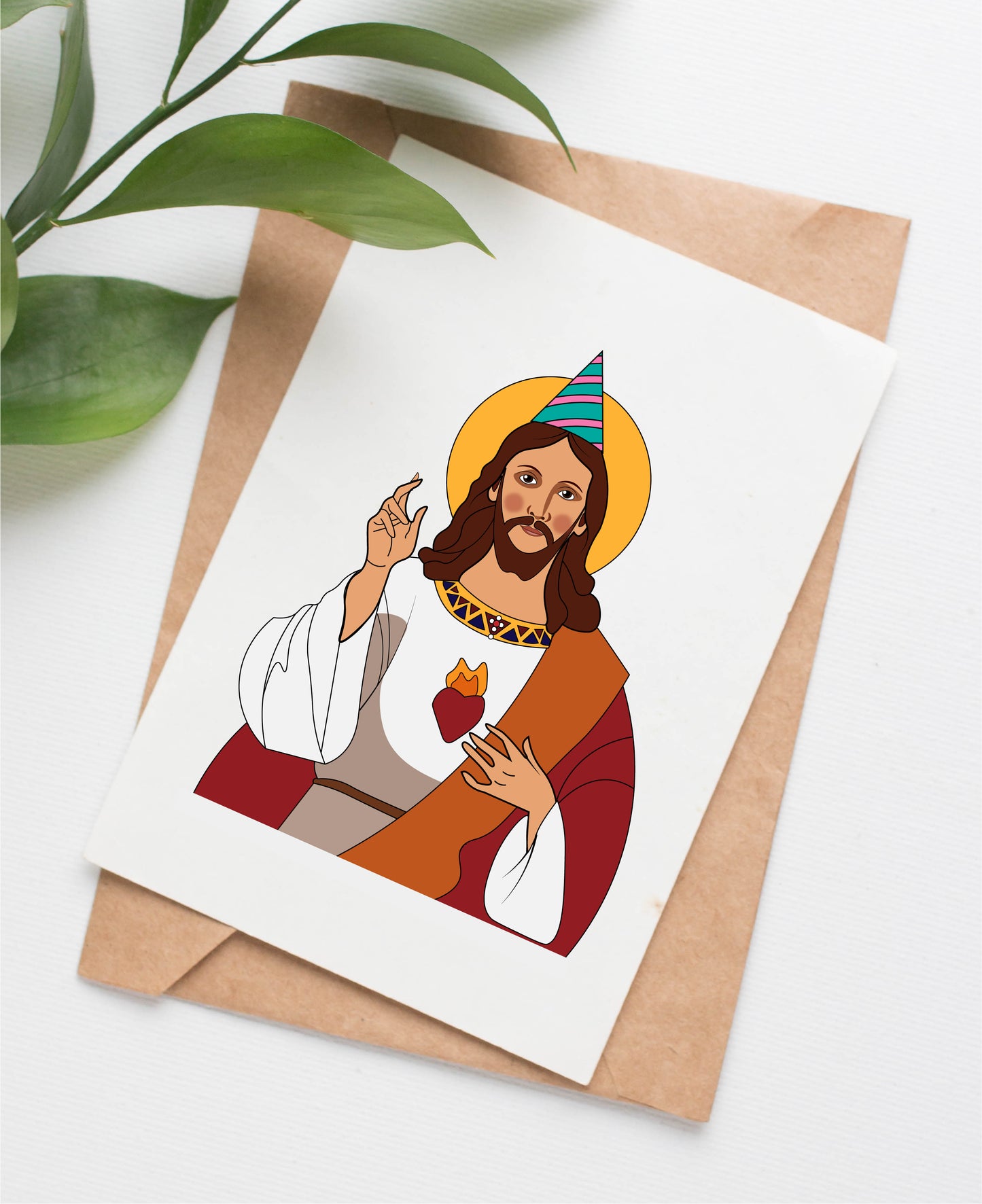Jesus Birthday Christmas card