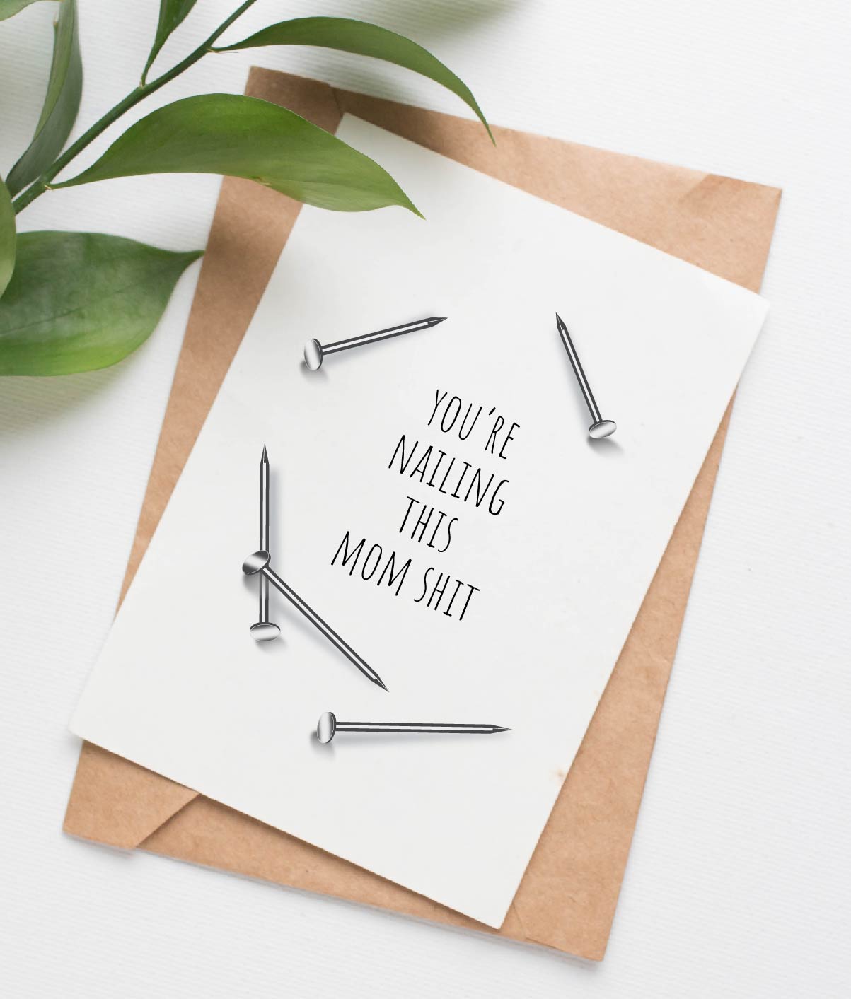 Nailing It Mother's Day card