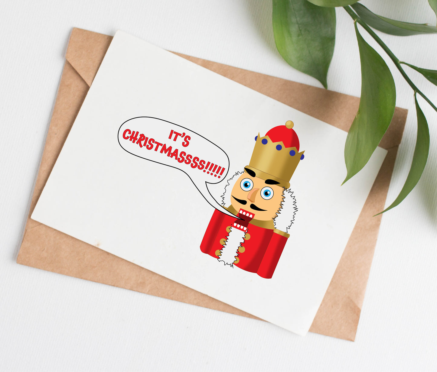 Nutcracker Christmas card