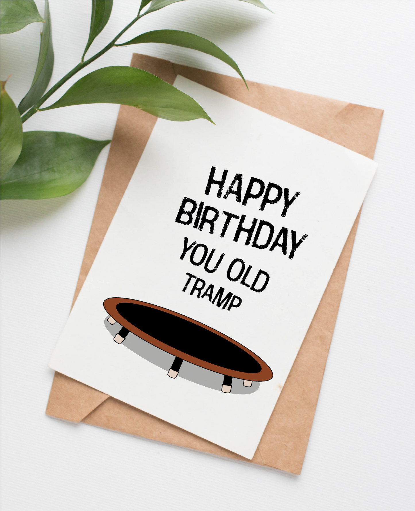 Tramp birthday card