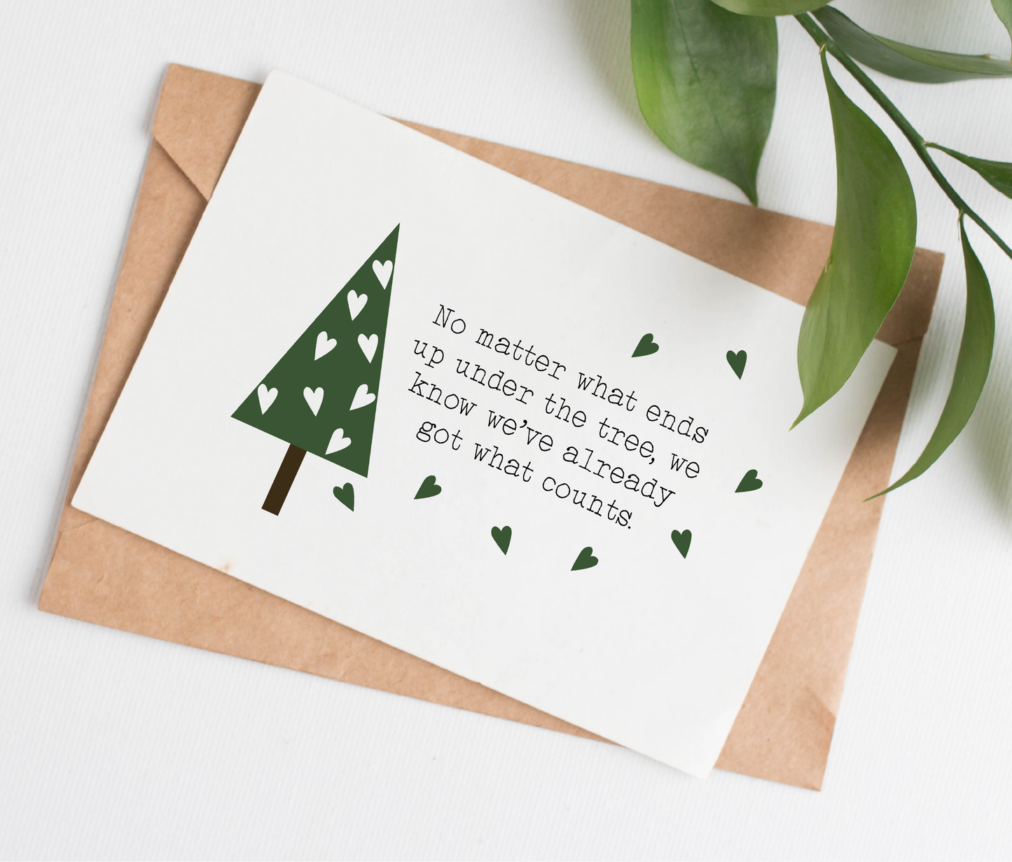 Under the Tree Christmas card