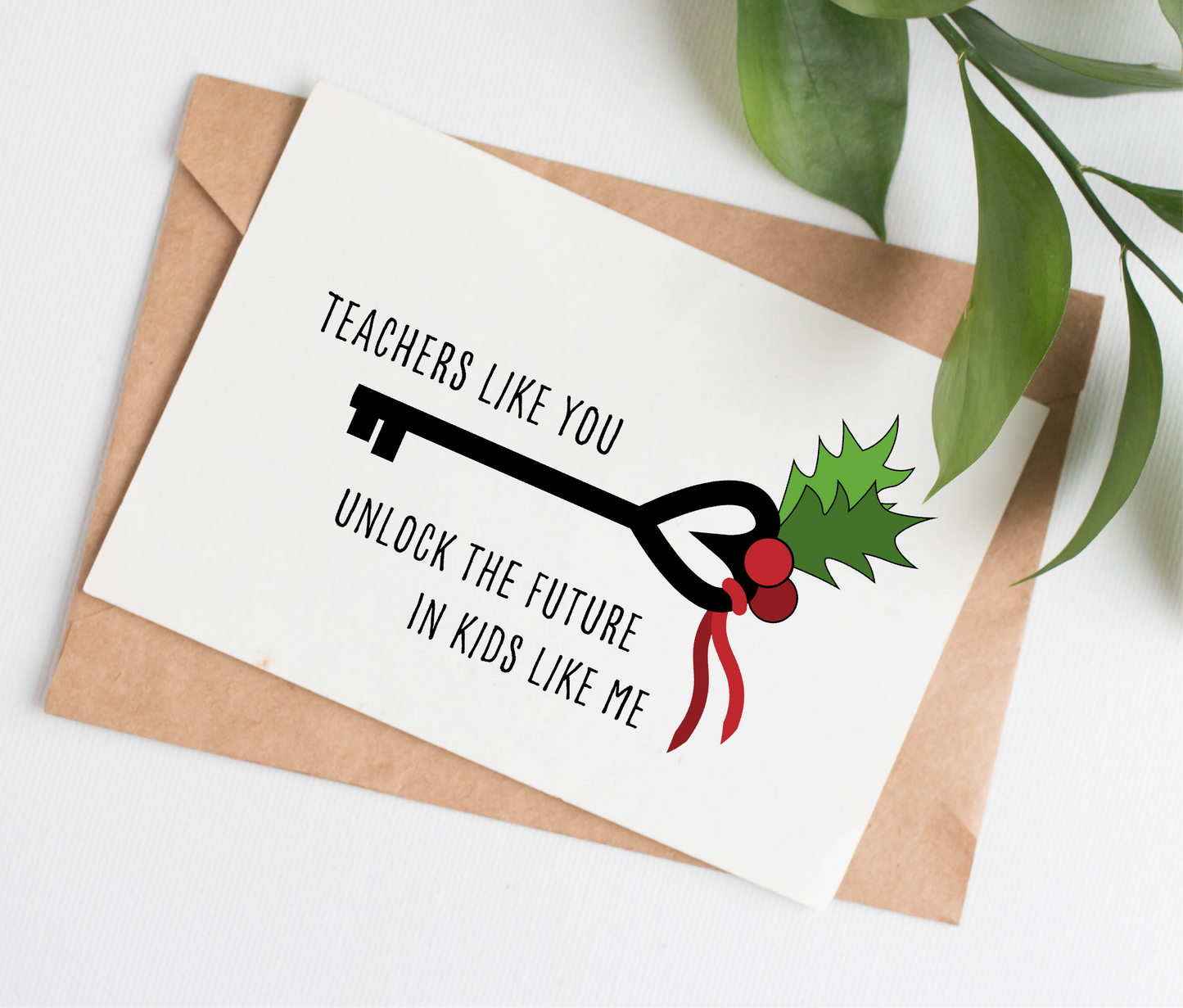Christmas Key Card