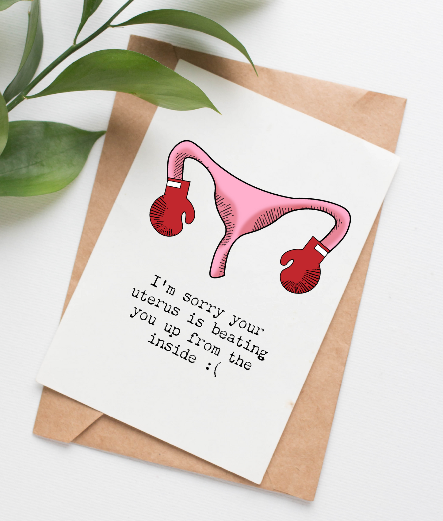 Uterus support card