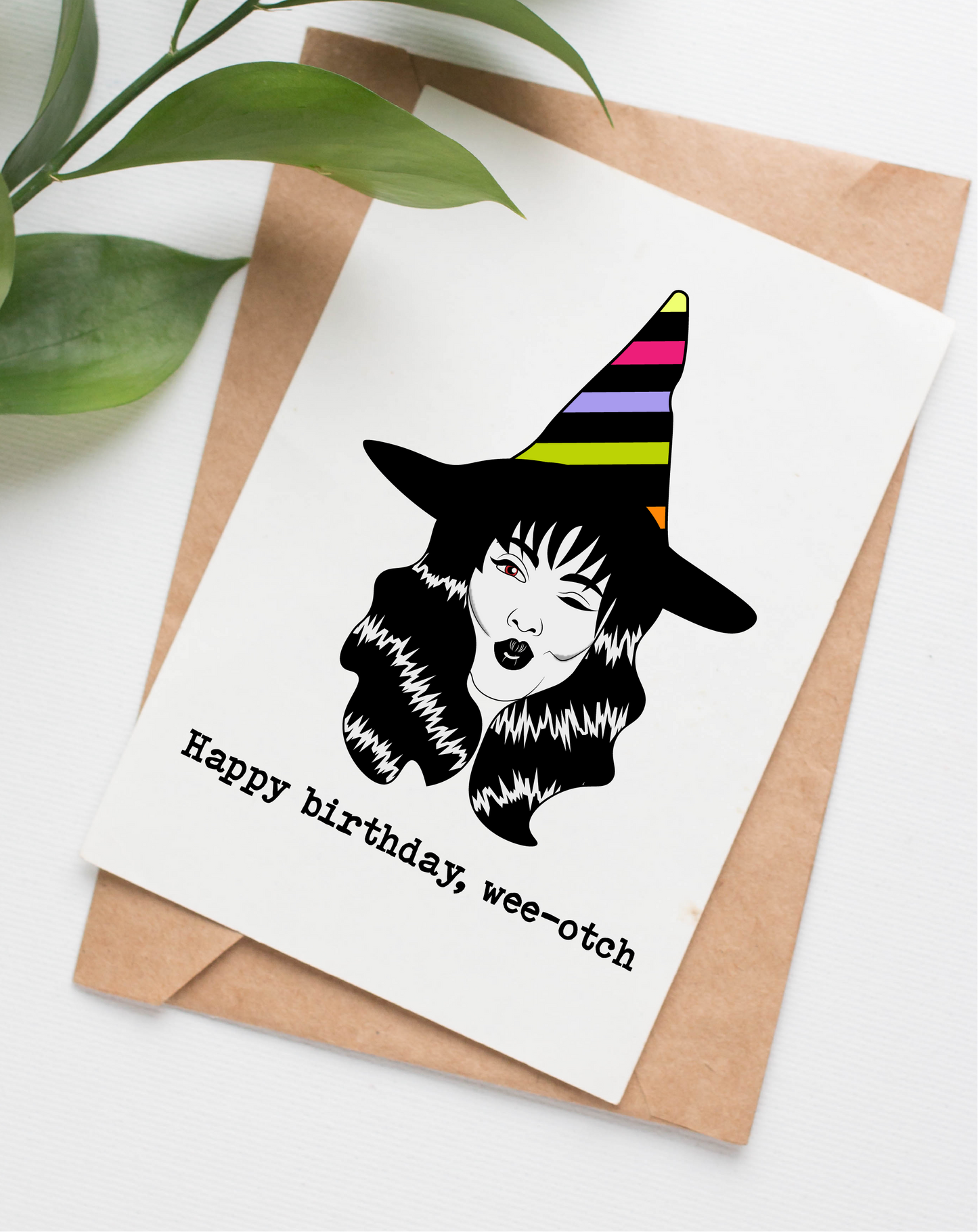 Wee-otch birthday card