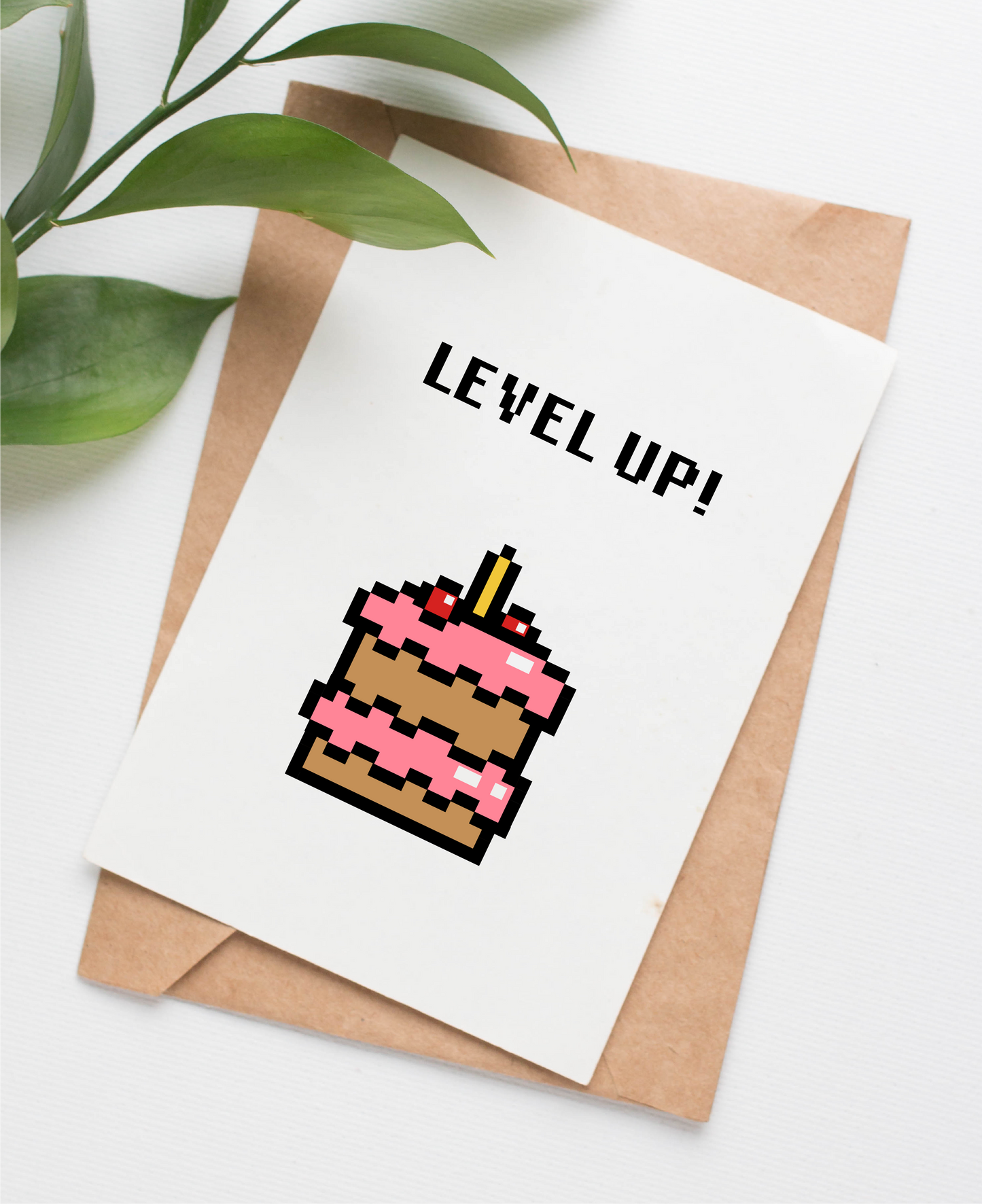 Level Up Gamer birthday card