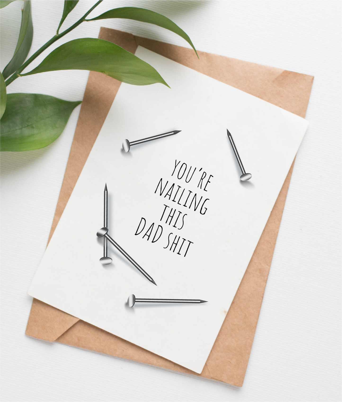 Nailing It Father's Day card