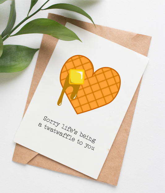 Twatwaffle support card