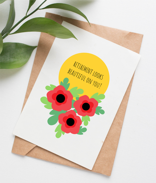 Beautiful Retirement card