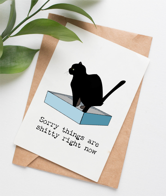Cat Litter support card