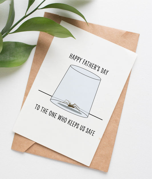 Spider Father's Day card