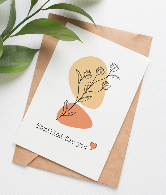 Thrilled for You retirement card