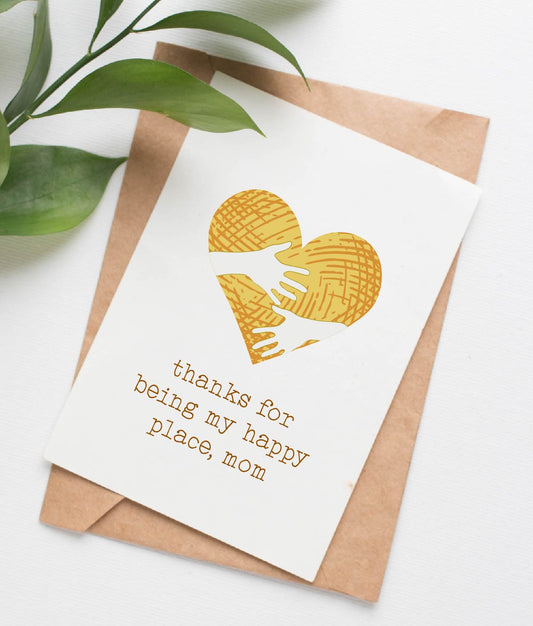 Happy Place Mother's Day card